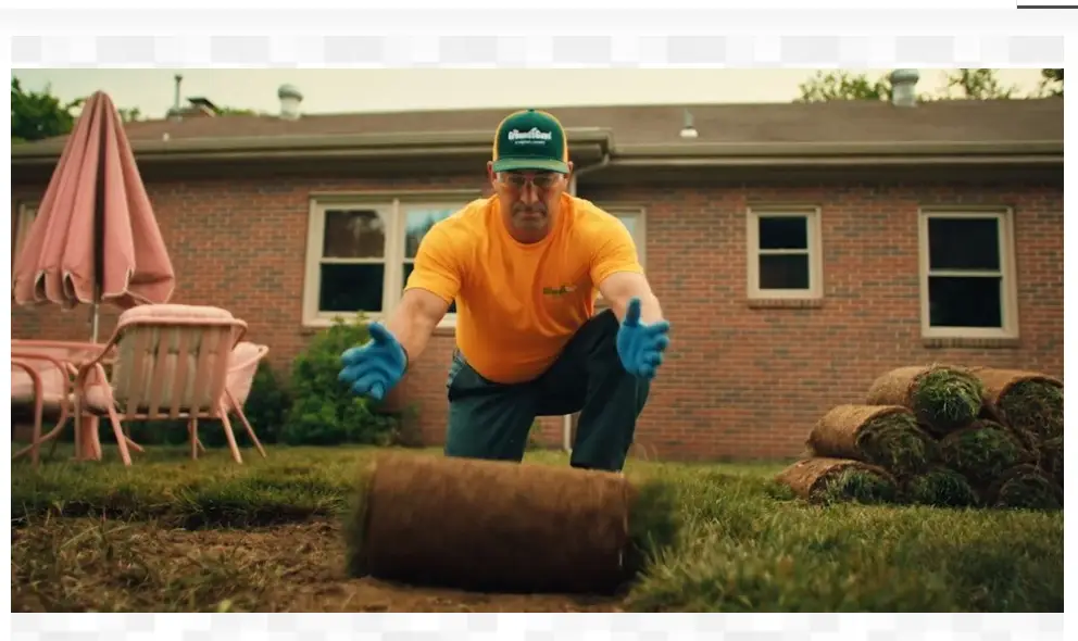 Ground Guy Cleaning Fence