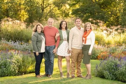 The Grounds Guys of New Lenox - Orland Park owners with their family.